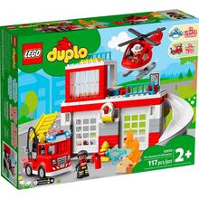 Конструктор LEGO DUPLO Пожарная часть и вертолет (10970)