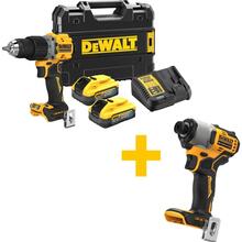 Дрель-шуруповерт DEWALT DCD805H2T XR Li-Ion PowerStack + шуруповерт ударный DCF840N (DCD805H2T+DCF840N)