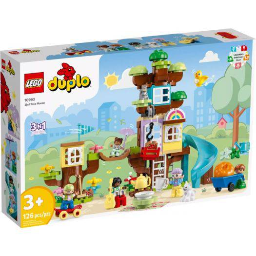 Конструктор LEGO LEGO DUPLO БДомик на дереве 3в1 126 детали (10993)