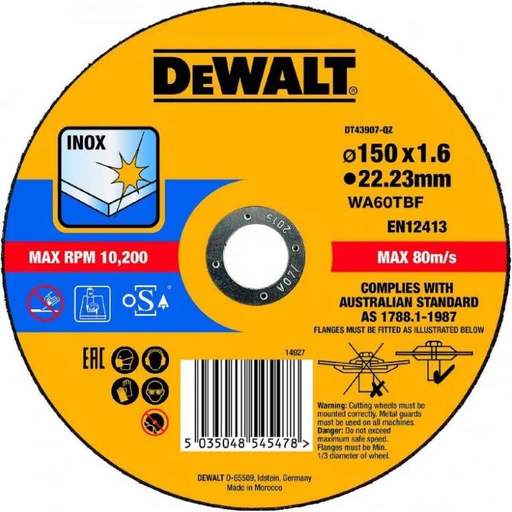 Коло відрізне по металу DEWALT EXTREME (DT43907)