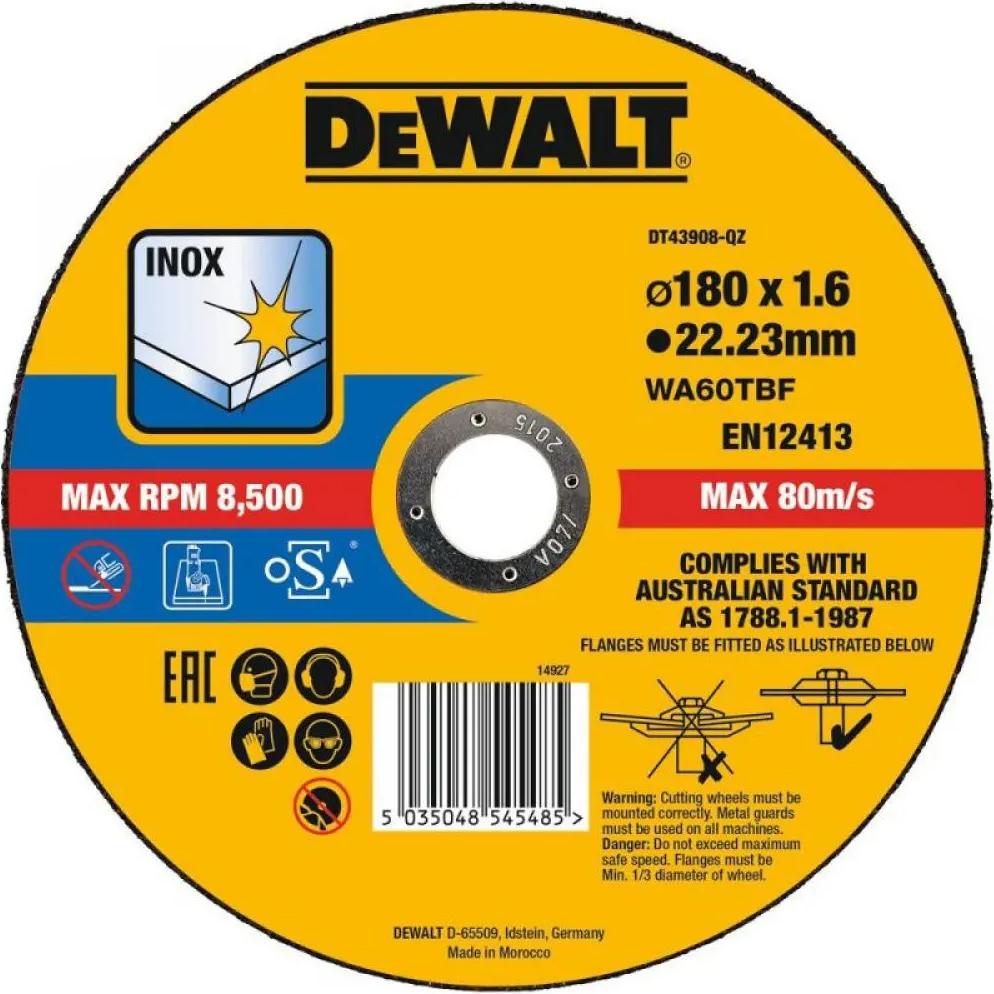 Круг отрезной по металлу DEWALT EXTREME (DT43908)