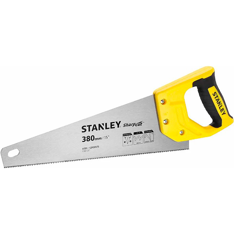 Ножівка STANLEY SHARPCUT 380 мм 11 tpi (STHT20369-1) Вид стандартна