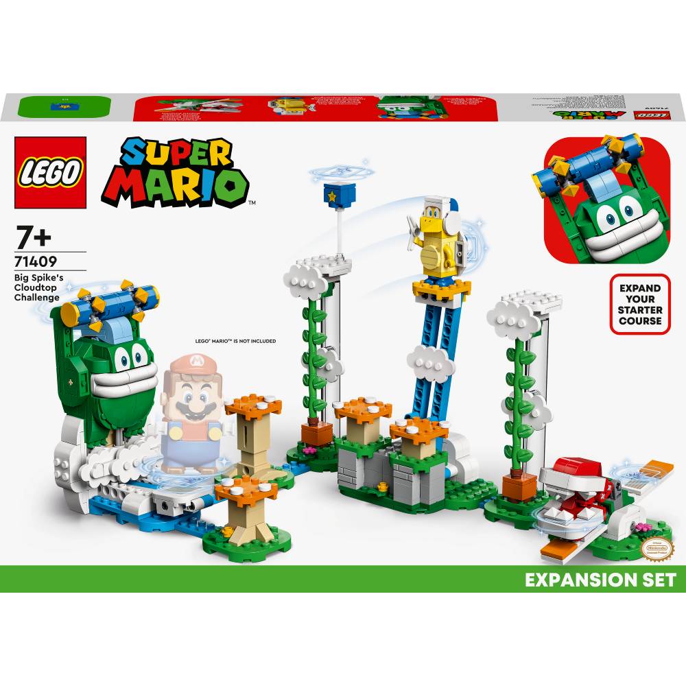 Конструктор LEGO Super Mario Додатковий набір «Завдання «Дістати до хмаринки» Великого Спайка» 540 деталей (71409) Конструктор LEGO Super Mario Додатковий набір «Завдання «Дістати до хмаринки» Великого Спайка» 540 деталей (71409)