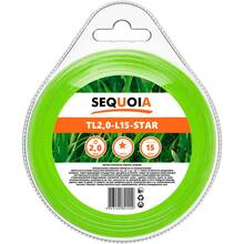 Косильная леска SEQUOIA 2.0 мм 15 м (TL2.0-L15-Star)