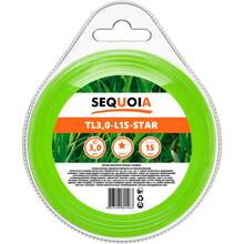 Косильная леска SEQUOIA 3.0 мм 15 м (TL3.0-L15-Star)