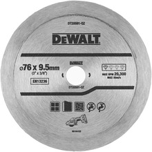 Диск алмазний DEWALT 76 х 1,0 х 9,5 мм (DT20591)