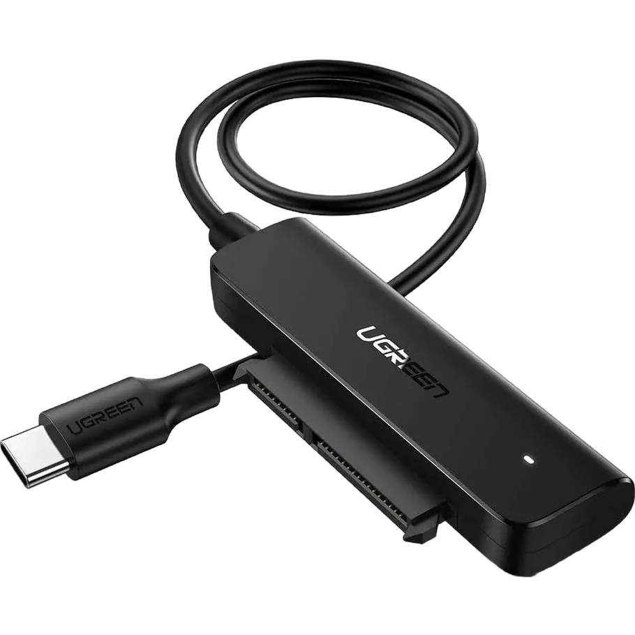 Переходник UGREEN CM321 USB 3.0 Type-C - SATA III (F) Black (70610)