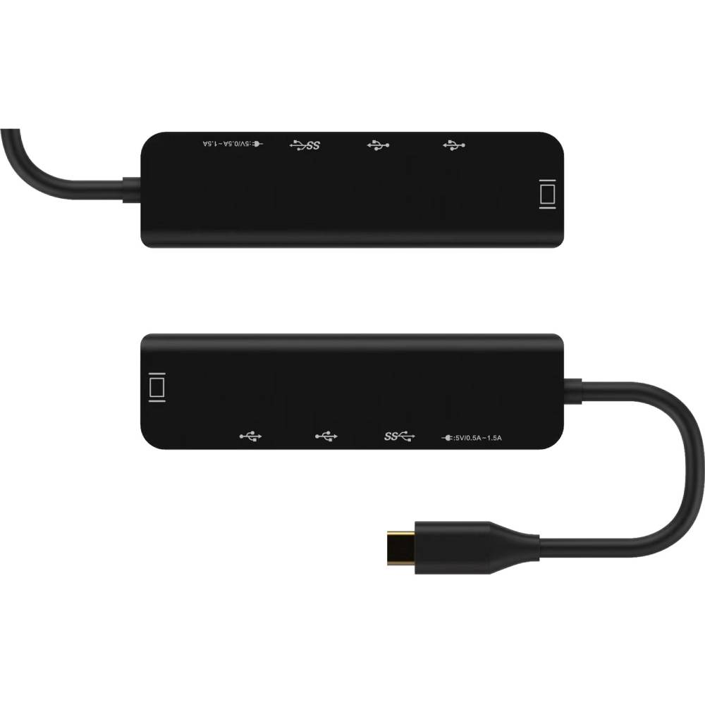 Док-станція XOKO AC-405 Type-C до HDMI+USB 3.0+USB 2.0+Type-C USB (XK-AC-405) Тип док-станція
