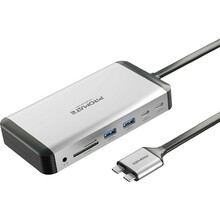 Док-станція Promate VersaHub-MST 13 в 1 для MacBook Grey (versahub-mst.grey)