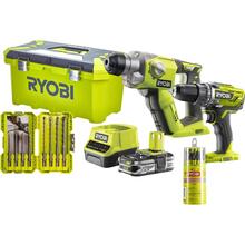 Набор инструментов RYOBI ONE+ R18DDSDS-125T (5133005087)