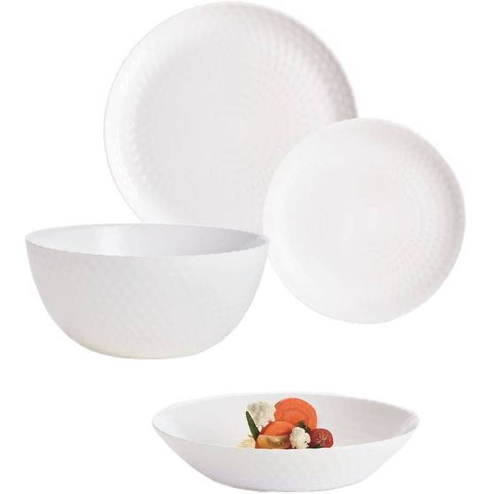 Сервіз LUMINARC PAMPILLE WHITE 19 предметів (Q6158)