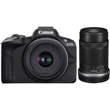 Фотоаппарат CANON EOS R50 + RF-S 18-45 IS STM + RF-S 55-210 IS STM Black (5811C034)