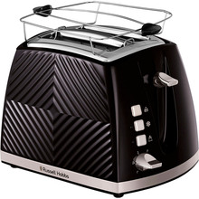 Купити у Кривому Розі - Тостер RUSSELL HOBBS Groove 2 Slice Black (26390-56)