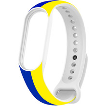 Ремінець ARMORSTANDART для Xiaomi Mi Band 4/3 Blue/Yellow (ARM65667)