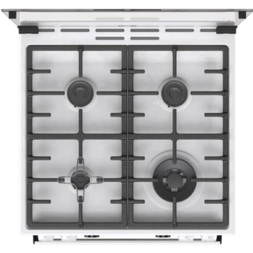 Плита комбінована GORENJE GKS 6C70 WA (FM6A4D-AP4DB) Покриття варильної поверхні емаль