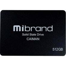 SSD накопитель Mibrand Caiman 512GB 2.5" SATAIII 3D NAND TLC Bulk (MI2.5SSD/CA512GB)