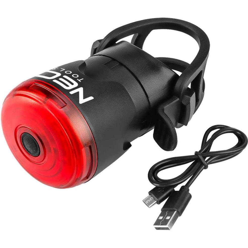 Ліхтар велосипедний NEO TOOLS задній (91-003) Матеріал пластик