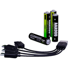 Акумулятори VERICO Loop Energy AAA USB Type-C 600 мАг Li-ion 4 шт (1UDBT-A2WEBC-NN)