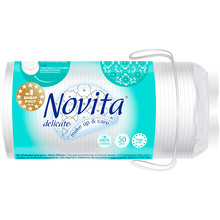 Ватные диски Novita Delicate 50 шт (4744246013108)