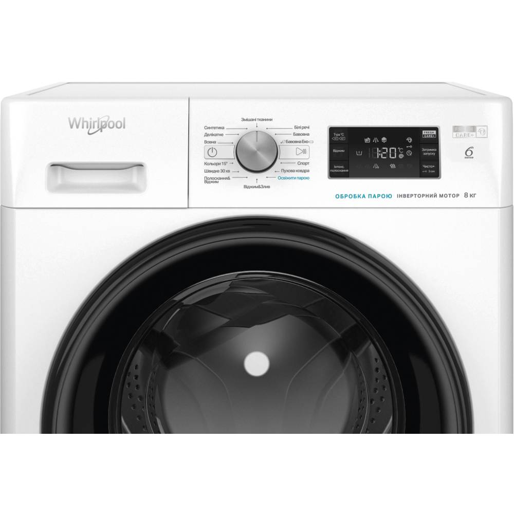 Прально-сушильна машина WHIRLPOOL FFWDB 864349 BV UA Тип машини автоматична