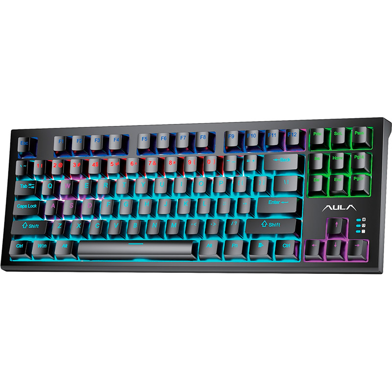 Клавиатура AULA F3032 Mechanical + 21 Yellow keys KRGD Red EN/UA Black (6948391204673) Клавиатура AULA F3032 Mechanical + 21 Yellow keys KRGD Red EN/UA Black (6948391204673)
