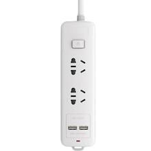 Сетевой фильтр XIAOMI OPPLE Power Strip 2розетки 2USB 1.8м 10А White (Ф28204)