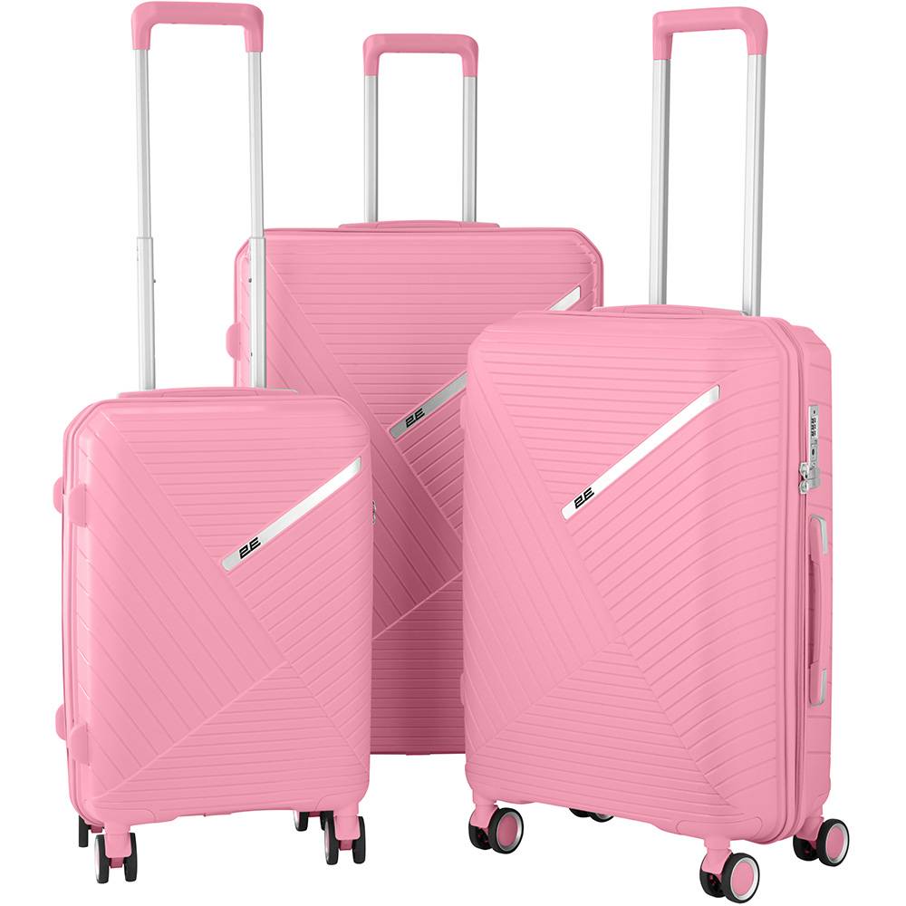 Валіза 2E SIGMA L 4 колеса Pink (2E-SPPS-L-PK) Особливості ремені для фіксації