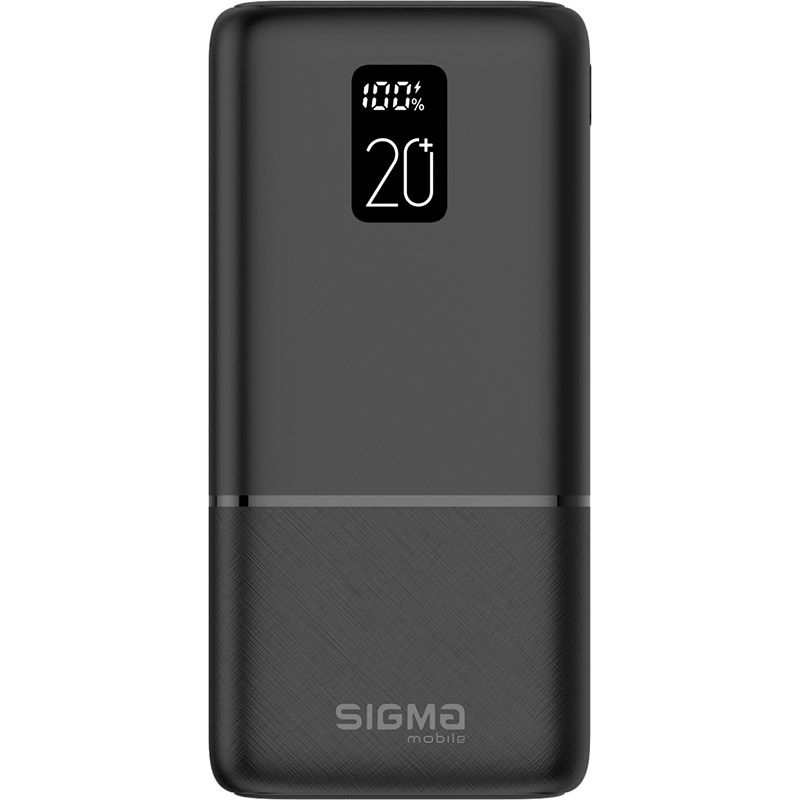 Powerbank SIGMA X-power SI20A2QL 20000 mAh Black Powerbank SIGMA X-power SI20A2QL 20000 mAh Black