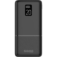 Powerbank SIGMA X-power SI20A2QL 20000 mAh Black