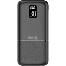 Powerbank SIGMA X-power SI30A3QL 30000 mAh Black