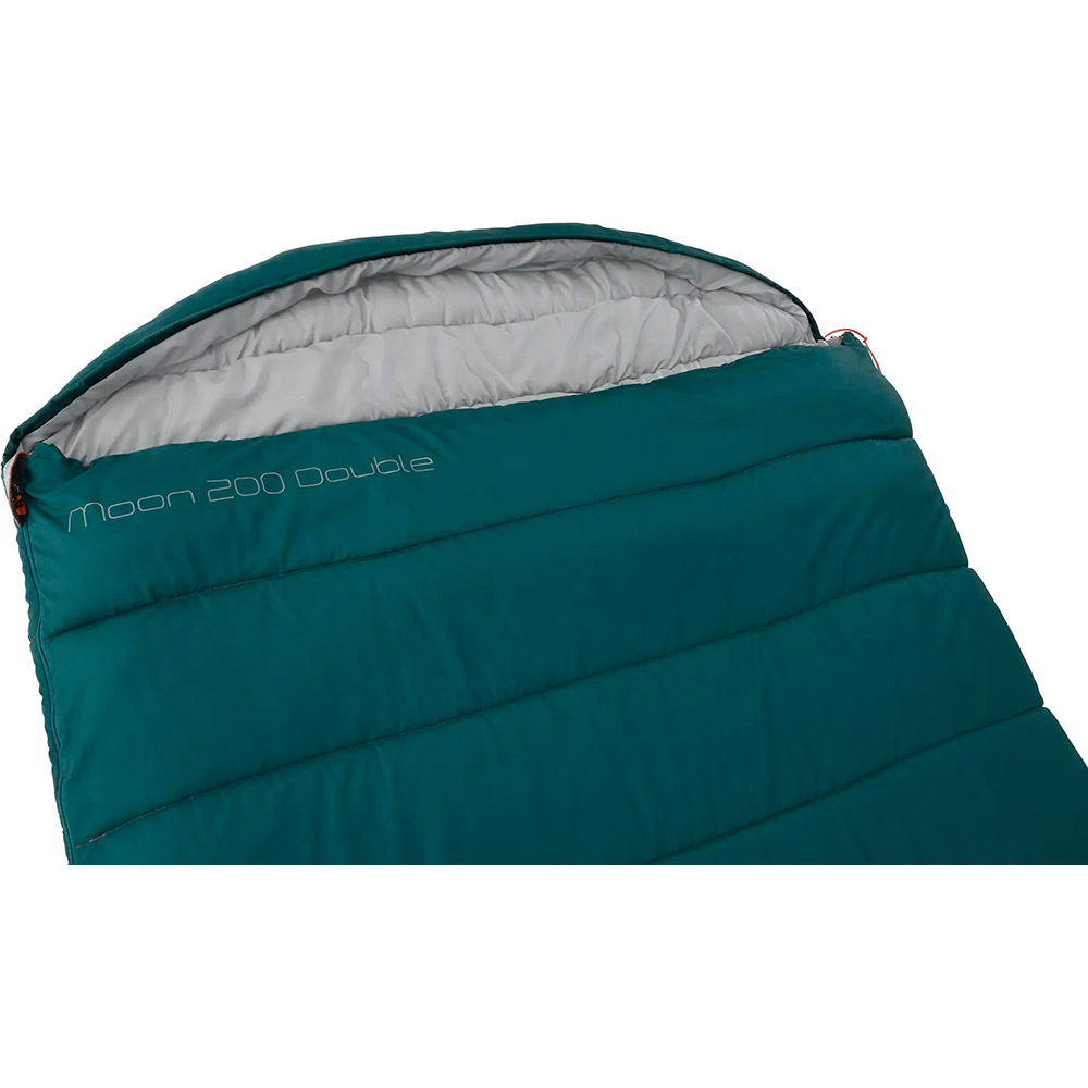 Спальный мешок EASY CAMP Moon 200 Double +5C Teal Left/Right (240187) Молния двухсторонняя