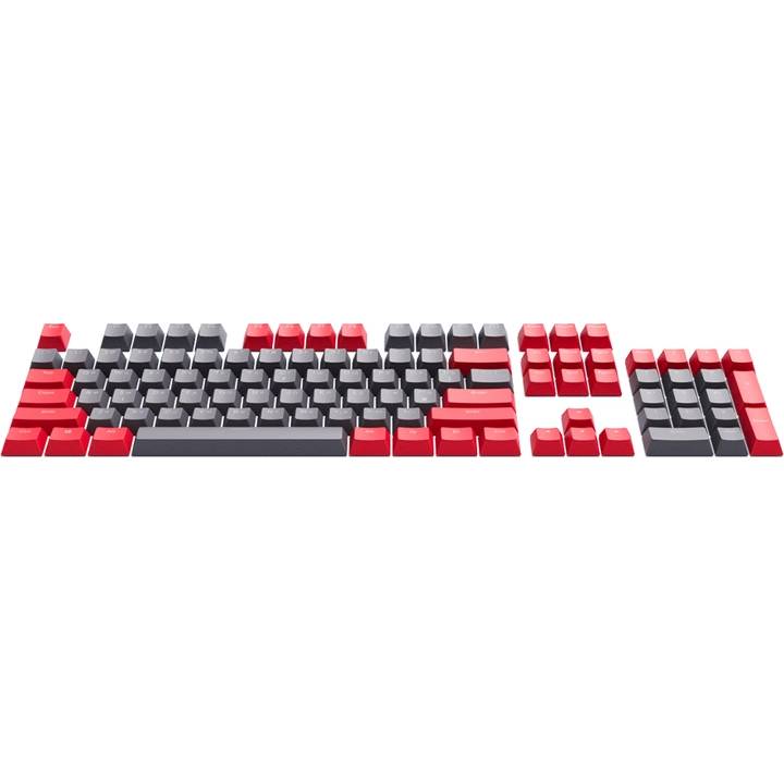 Набір кейкапів DARK PROJECT PBT KS-42 ENG/UA/RU Gray/Red Основні характеристики 104 кейкапи в наборі, матеріал полібутилентерефталат (PBT)