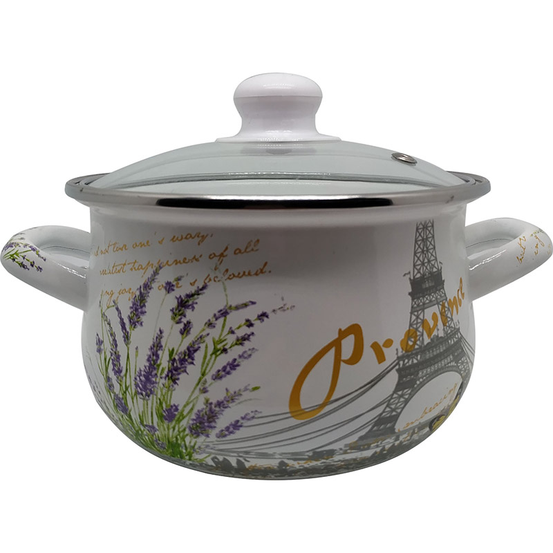 Кастрюля AURETI Прованс 2,5 л White (AU-704-18)