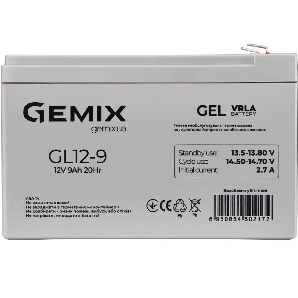 Акумулятор GEMIX GL12-9 Gel