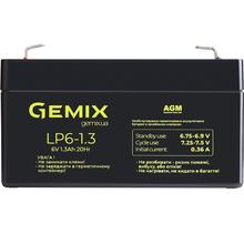 Аккумулятор GEMIX 6V 1.3Ah AGM Black (LP6-1.3F1)