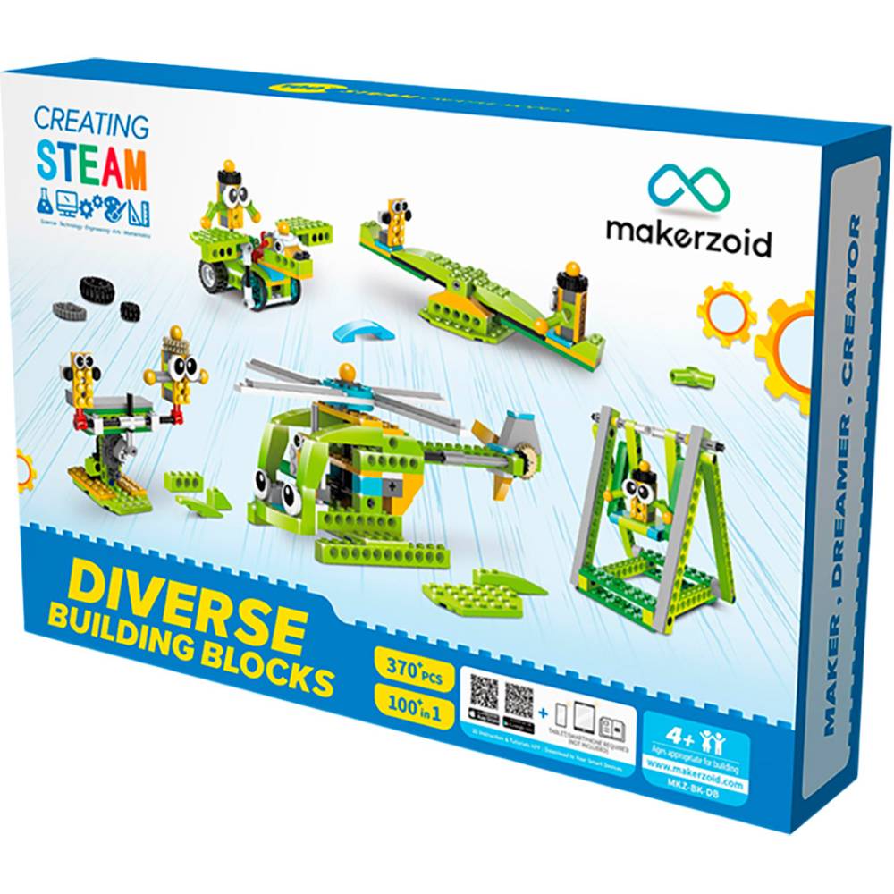 Конструктор Makerzoid Diverse Building Blocks (MKZ-BK-DB)