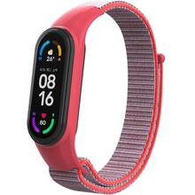 Ремінець ARMORSTANDART Xiaomi Mi Band 7/6/5/4 Grey/Red (ARM67853)