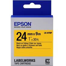 Картридж с лентой EPSON LK6YBP Yellow/Black (C53S656005)