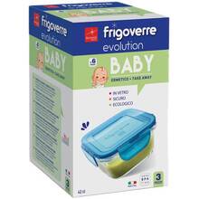 Набір контейнерів BORMIOLI ROCCO Evolution Baby 3 пр (389116GSG021990)