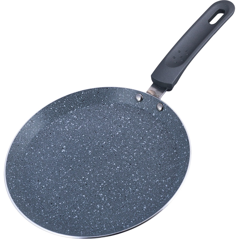 Сковорода для блинов KAMILLE Granite 22 см Gгеу (KM-4205GR)