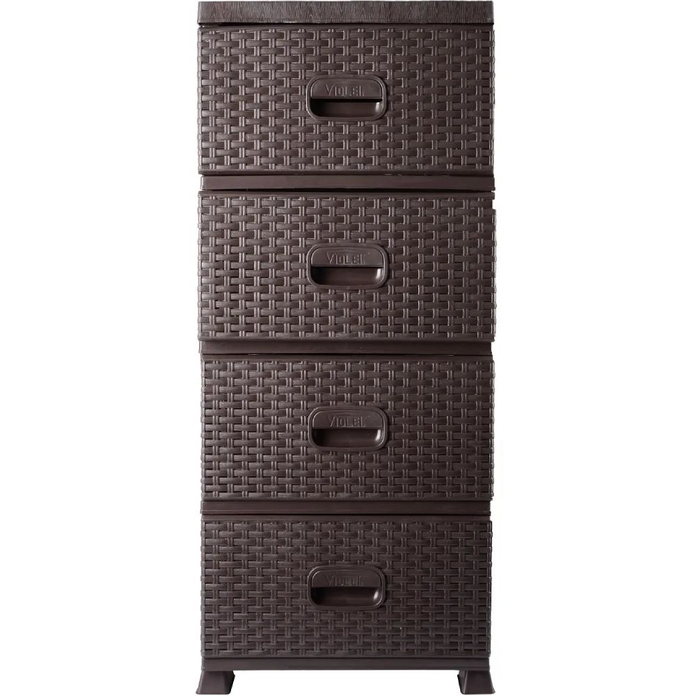 Комод VIOLET HOUSE 0357 Роттанг Brown Материал полипропилен