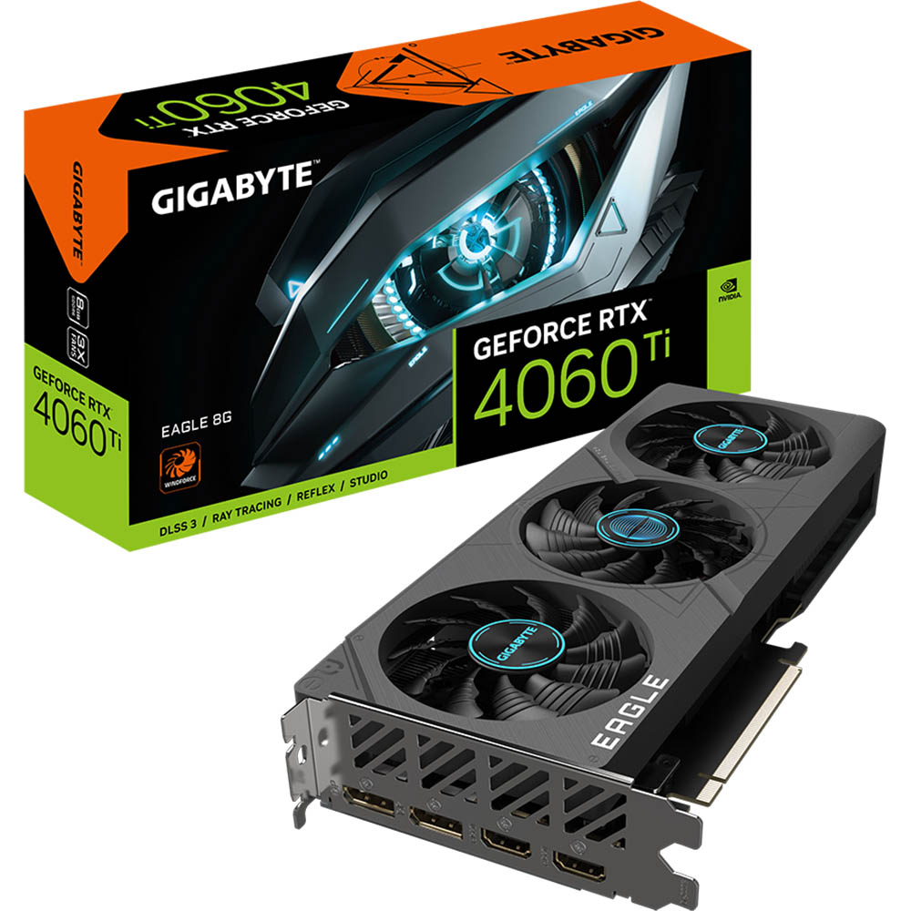 Видеокарта GIGABYTE RTX4060TI 8GB GV-N406TEAGLE-8GD Производитель чипа nVidia