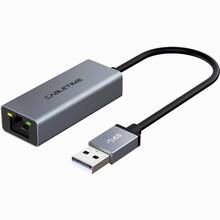 Кабель CABLETIME USB A 2.0 - RJ45 100Mbps Ethernet 0.15m Space Grey (CB52G)