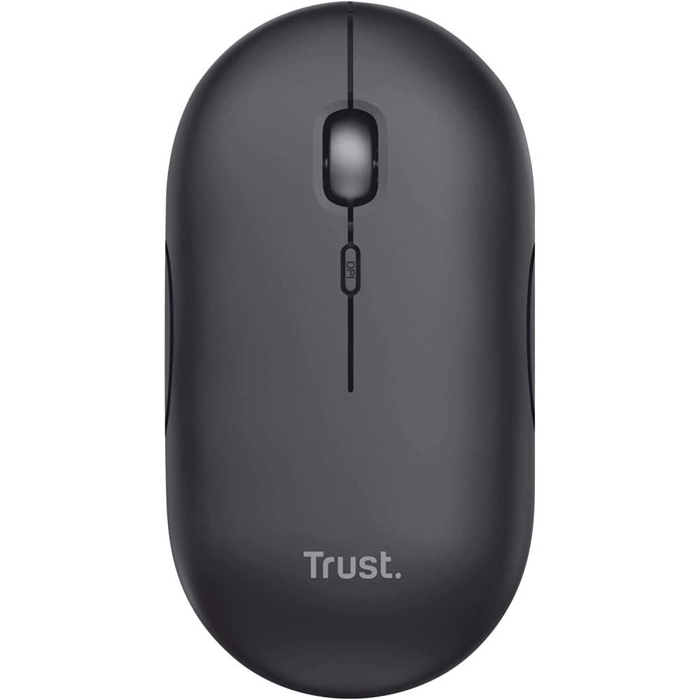 Мышь TRUST Puck Rechargeable Ultra-Thin BT WL Black (24059)