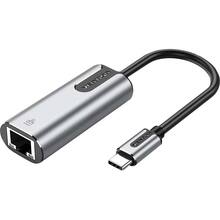 Адаптер Vention USB 3.1 Type-C - Ethernet RJ45 1000 Мбіт/с Grey (CFNHB)