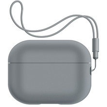 Чехол для наушников ARMORSTANDART Silicone Case with straps для Apple Airpods Pro 2 Gray (ARM68610)