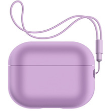 Чохол для навушників ARMORSTANDART Silicone Case with straps для Apple Airpods Pro 2 Pink Purple (ARM68613)