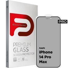 Захисне скло ARMORSTANDART Pro Anti-spy Matte для Apple iPhone 14 Pro Max Black (ARM68605)