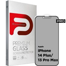 Защитное стекло ARMORSTANDART Pro Anti-spy Matte для Apple iPhone 14 Plus/13 Pro Max Black (ARM68606)