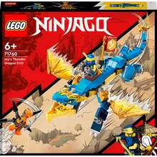 Конструктор LEGO NINJAGO Дракон бурі Джея EVO 140 деталей (71760)